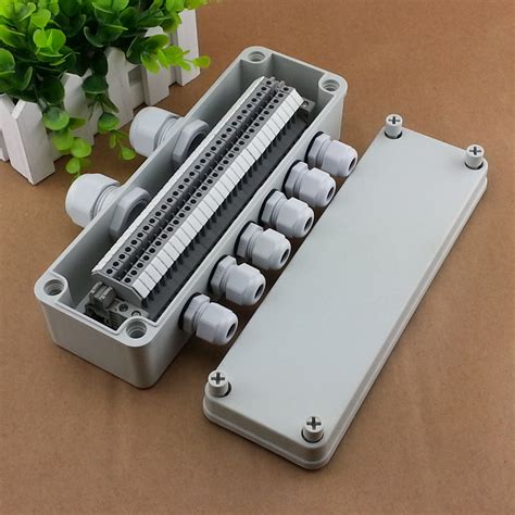 6 way electrical junction box|waterproof terminal block.